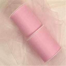 Pink Tulle Rolls - 18 X 25yd - Fabric - Width: 18 by Paper Mart