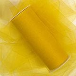 Yellow Tulle - 6 X 100 Yards - Fabric Cloth - Width: 6 by Paper Mart