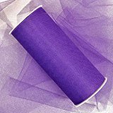 Purple Tulle - 6 X 100 Yards - Fabric Cloth - Width: 6 by Paper Mart