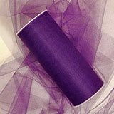 Plum Tulle - 3 X 25yd - Fabric Cloth - Width: 3 by Paper Mart