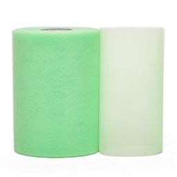 Mint Polyester Tulle - 6 X 100 Yards - Fabric by Paper Mart