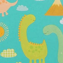 Babysaurus Gift Wrap - 24 X 417' - Gift Wrapping Paper by Paper Mart