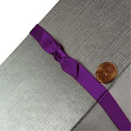Bulk Ribbon - Purple Haze Satin Bow Stretch Loops - 7/16 X 16 - Quantity: 200 - Polyethylene Ribbons - Maximumstretch: 12 by Paper Mart