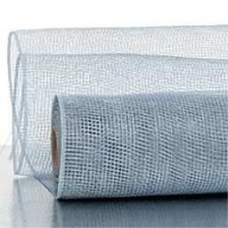 Silver Deco Mesh Colored - 21 X 10 Yards - Polypropylene / Cellophane - Wraps by Paper Mart