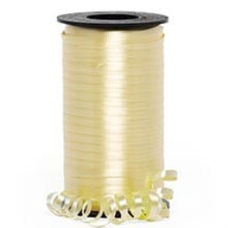 Yellow Crimped Curling Ribbon yd - 3/16 X 500 - Polyethylene - Poly Ribbons by Paper Mart